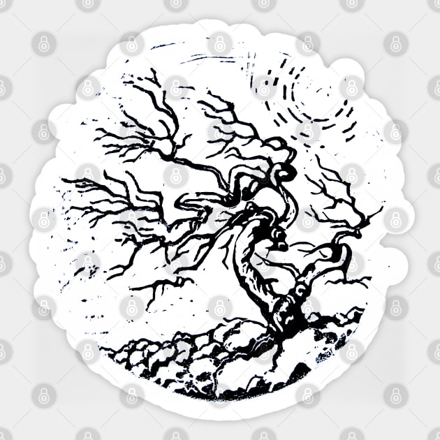 Old and Ancient Tree Sticker by Heatherian